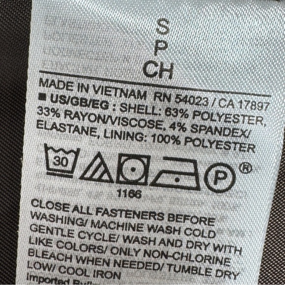 Gap Houndstooth Knit Oversized Blazer Jacket Brown Small Heritage Preppy - Picture 10 of 12